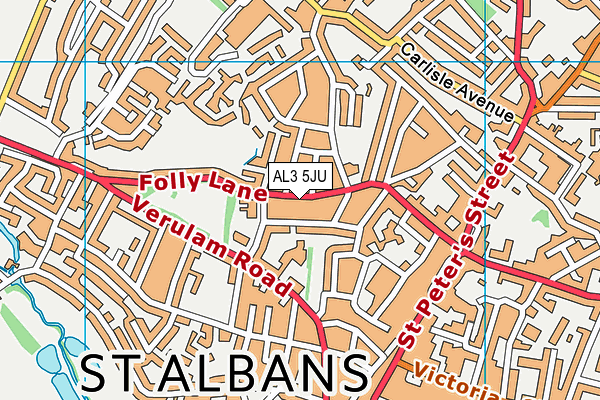 AL3 5JU map - OS VectorMap District (Ordnance Survey) AL3 5JU map - OS VectorMap District (Ordnance Survey)