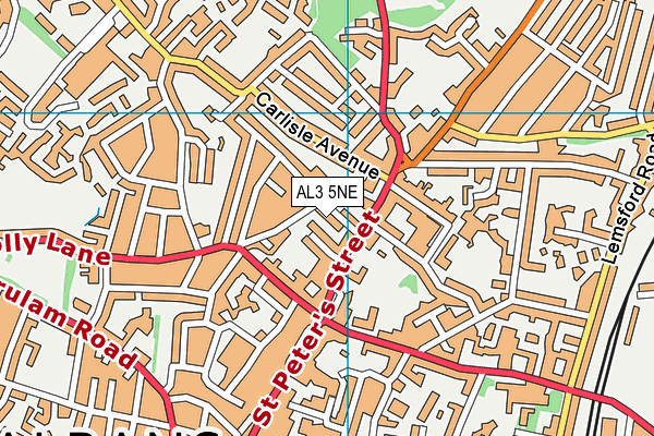 AL3 5NE map - OS VectorMap District (Ordnance Survey) AL3 5NE map - OS VectorMap District (Ordnance Survey)