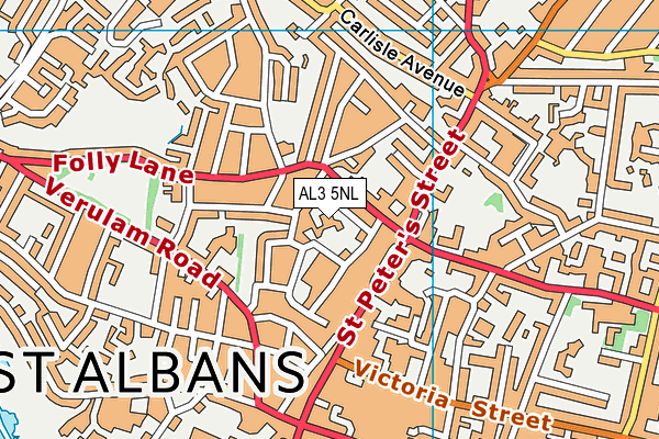 AL3 5NL map - OS VectorMap District (Ordnance Survey)