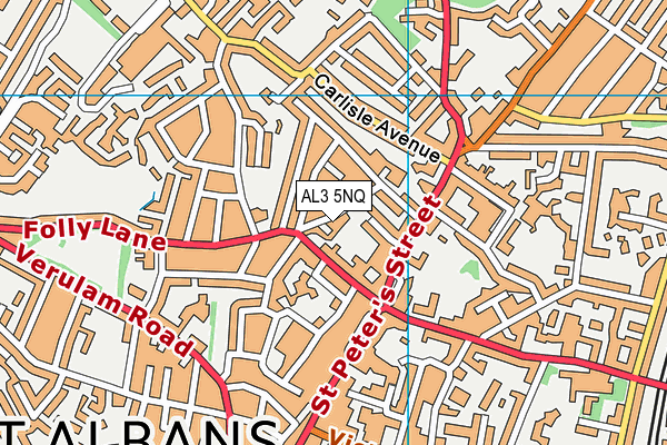 AL3 5NQ map - OS VectorMap District (Ordnance Survey) AL3 5NQ map - OS VectorMap District (Ordnance Survey)