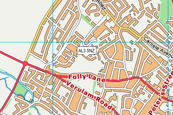 AL3 5NZ map - OS VectorMap District (Ordnance Survey) AL3 5NZ map - OS VectorMap District (Ordnance Survey)