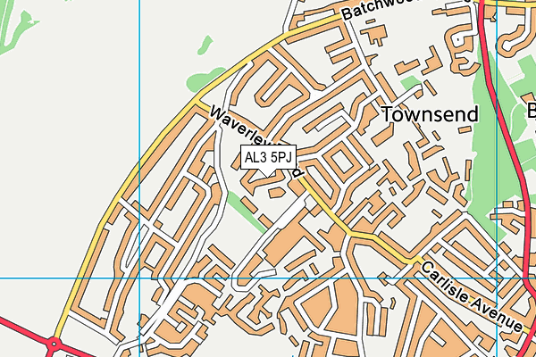 AL3 5PJ map - OS VectorMap District (Ordnance Survey) AL3 5PJ map - OS VectorMap District (Ordnance Survey)