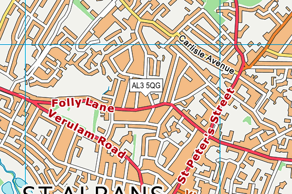 AL3 5QG map - OS VectorMap District (Ordnance Survey) AL3 5QG map - OS VectorMap District (Ordnance Survey)