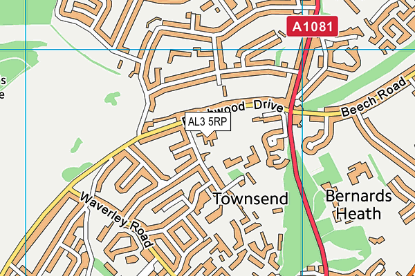 AL3 5RP map - OS VectorMap District (Ordnance Survey) AL3 5RP map - OS VectorMap District (Ordnance Survey)