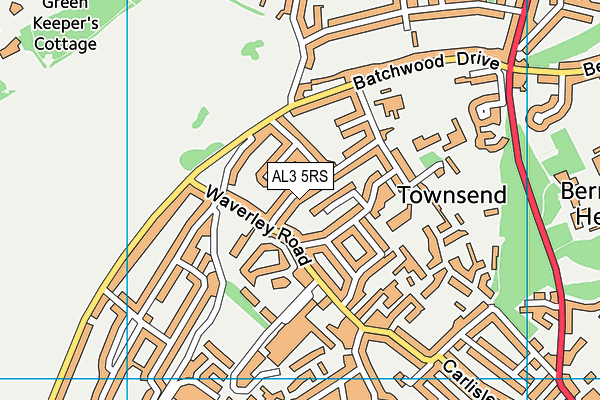 AL3 5RS map - OS VectorMap District (Ordnance Survey) AL3 5RS map - OS VectorMap District (Ordnance Survey)
