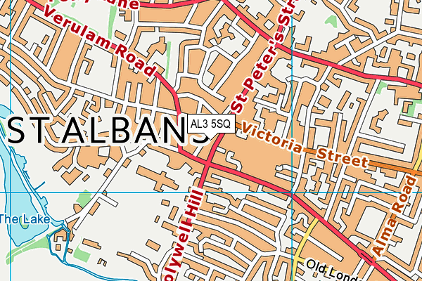 AL3 5SQ map - OS VectorMap District (Ordnance Survey) AL3 5SQ map - OS VectorMap District (Ordnance Survey)