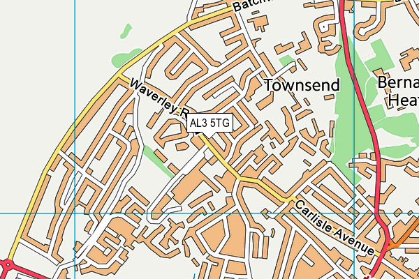 AL3 5TG map - OS VectorMap District (Ordnance Survey) AL3 5TG map - OS VectorMap District (Ordnance Survey)