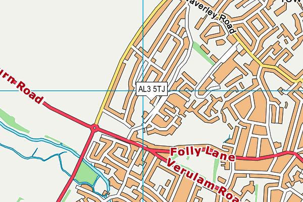 AL3 5TJ map - OS VectorMap District (Ordnance Survey) AL3 5TJ map - OS VectorMap District (Ordnance Survey)