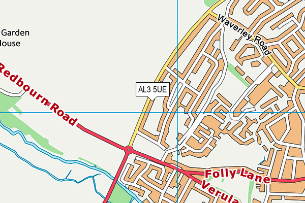 AL3 5UE map - OS VectorMap District (Ordnance Survey) AL3 5UE map - OS VectorMap District (Ordnance Survey)