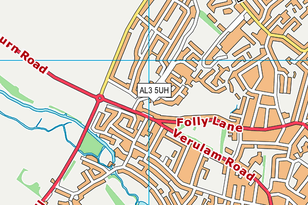 AL3 5UH map - OS VectorMap District (Ordnance Survey) AL3 5UH map - OS VectorMap District (Ordnance Survey)