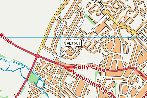 AL3 5UJ map - OS VectorMap District (Ordnance Survey) AL3 5UJ map - OS VectorMap District (Ordnance Survey)