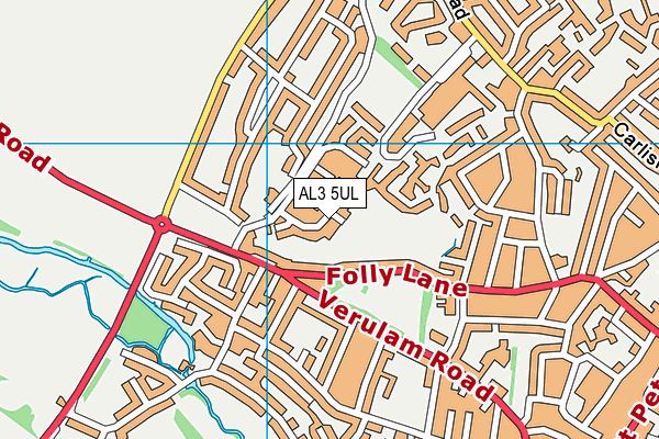 AL3 5UL map - OS VectorMap District (Ordnance Survey) AL3 5UL map - OS VectorMap District (Ordnance Survey)