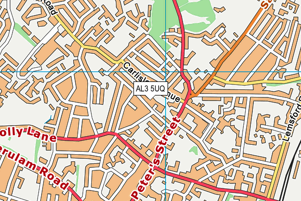 AL3 5UQ map - OS VectorMap District (Ordnance Survey) AL3 5UQ map - OS VectorMap District (Ordnance Survey)