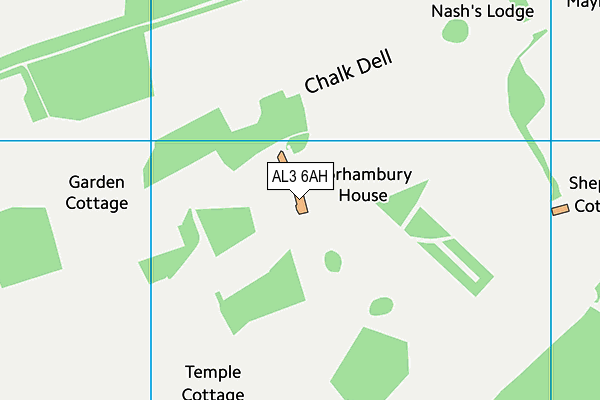 AL3 6AH map - OS VectorMap District (Ordnance Survey) AL3 6AH map - OS VectorMap District (Ordnance Survey)