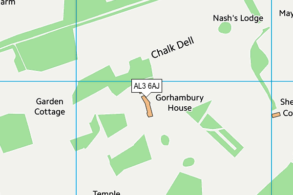 AL3 6AJ map - OS VectorMap District (Ordnance Survey) AL3 6AJ map - OS VectorMap District (Ordnance Survey)