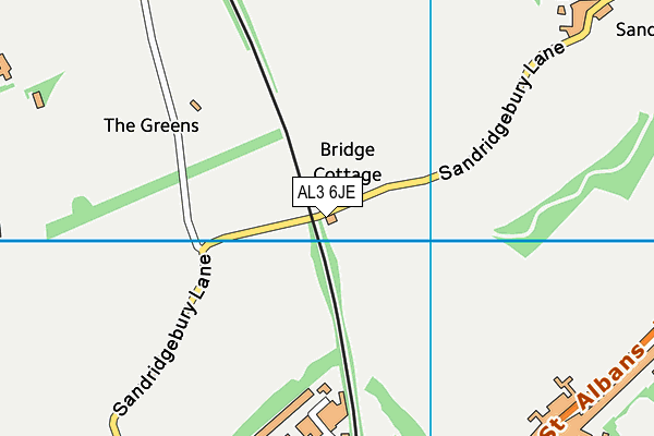 AL3 6JE map - OS VectorMap District (Ordnance Survey) AL3 6JE map - OS VectorMap District (Ordnance Survey)