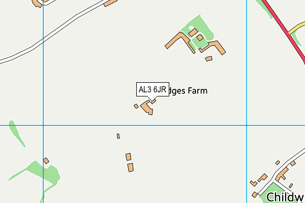 AL3 6JR map - OS VectorMap District (Ordnance Survey) AL3 6JR map - OS VectorMap District (Ordnance Survey)