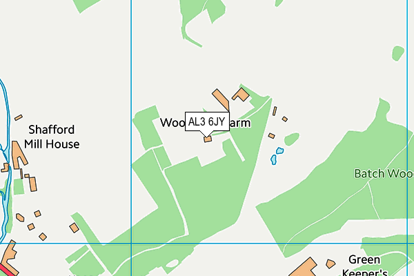AL3 6JY map - OS VectorMap District (Ordnance Survey) AL3 6JY map - OS VectorMap District (Ordnance Survey)