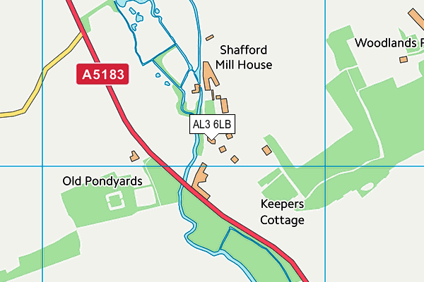 AL3 6LB map - OS VectorMap District (Ordnance Survey) AL3 6LB map - OS VectorMap District (Ordnance Survey)