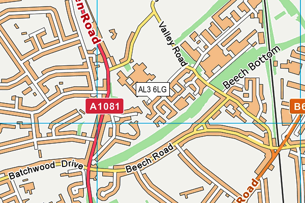 AL3 6LG map - OS VectorMap District (Ordnance Survey) AL3 6LG map - OS VectorMap District (Ordnance Survey)