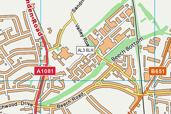 AL3 6LH map - OS VectorMap District (Ordnance Survey) AL3 6LH map - OS VectorMap District (Ordnance Survey)