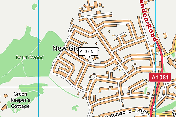 AL3 6NL map - OS VectorMap District (Ordnance Survey) AL3 6NL map - OS VectorMap District (Ordnance Survey)