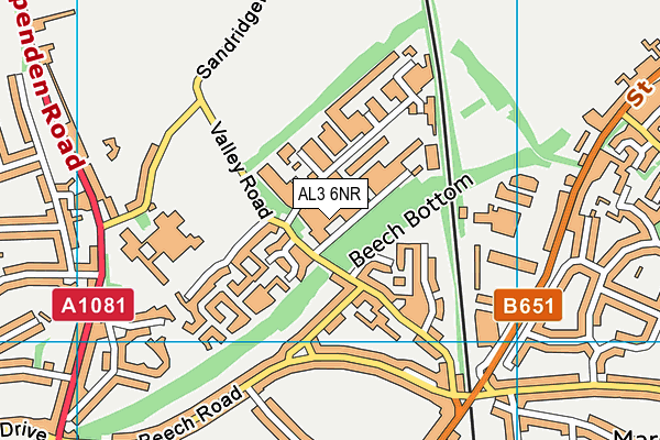 AL3 6NR map - OS VectorMap District (Ordnance Survey) AL3 6NR map - OS VectorMap District (Ordnance Survey)