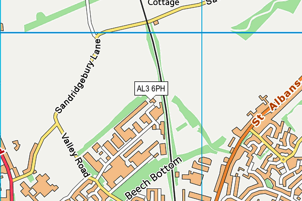 AL3 6PH map - OS VectorMap District (Ordnance Survey) AL3 6PH map - OS VectorMap District (Ordnance Survey)