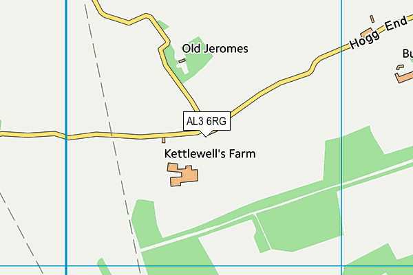 AL3 6RG map - OS VectorMap District (Ordnance Survey) AL3 6RG map - OS VectorMap District (Ordnance Survey)