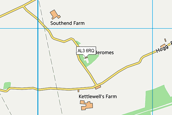 AL3 6RQ map - OS VectorMap District (Ordnance Survey) AL3 6RQ map - OS VectorMap District (Ordnance Survey)