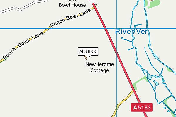 AL3 6RR map - OS VectorMap District (Ordnance Survey) AL3 6RR map - OS VectorMap District (Ordnance Survey)