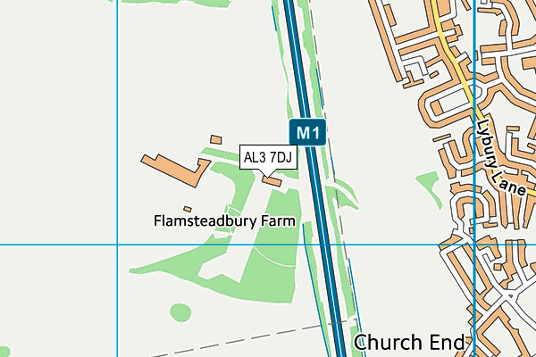 AL3 7DJ map - OS VectorMap District (Ordnance Survey) AL3 7DJ map - OS VectorMap District (Ordnance Survey)