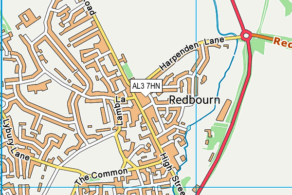 AL3 7HN map - OS VectorMap District (Ordnance Survey) AL3 7HN map - OS VectorMap District (Ordnance Survey)