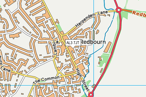 AL3 7JT map - OS VectorMap District (Ordnance Survey) AL3 7JT map - OS VectorMap District (Ordnance Survey)