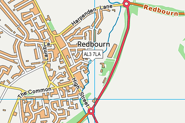 AL3 7LA map - OS VectorMap District (Ordnance Survey) AL3 7LA map - OS VectorMap District (Ordnance Survey)