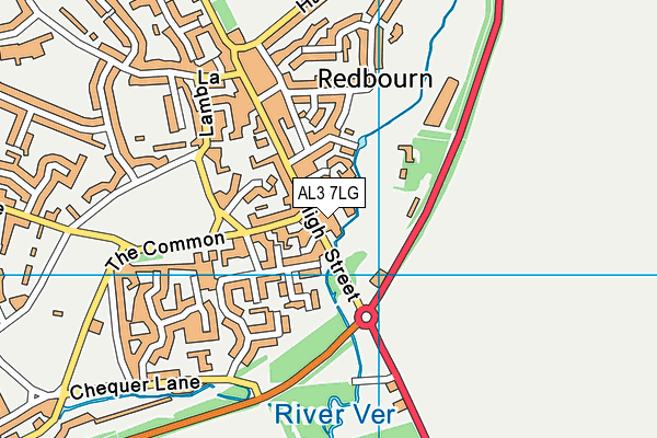 AL3 7LG map - OS VectorMap District (Ordnance Survey) AL3 7LG map - OS VectorMap District (Ordnance Survey)