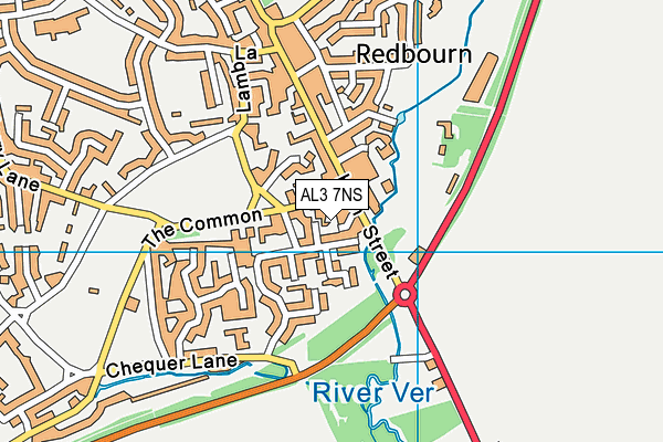 AL3 7NS map - OS VectorMap District (Ordnance Survey) AL3 7NS map - OS VectorMap District (Ordnance Survey)