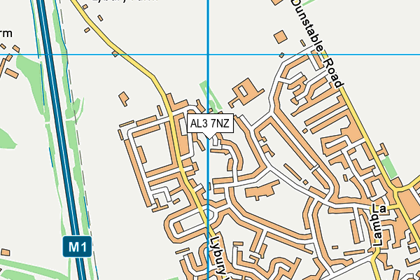 AL3 7NZ map - OS VectorMap District (Ordnance Survey) AL3 7NZ map - OS VectorMap District (Ordnance Survey)