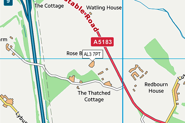 AL3 7PT map - OS VectorMap District (Ordnance Survey) AL3 7PT map - OS VectorMap District (Ordnance Survey)