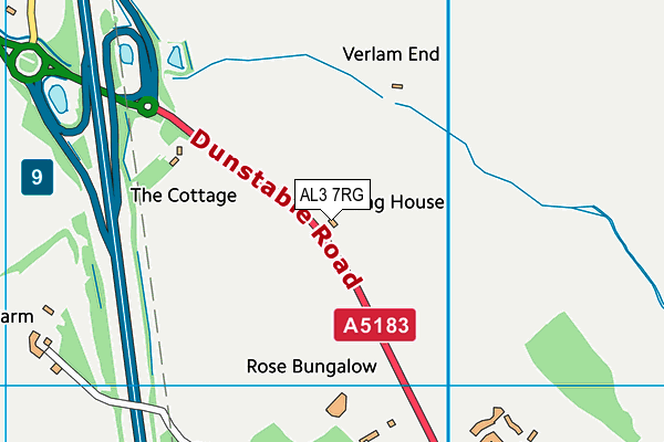 AL3 7RG map - OS VectorMap District (Ordnance Survey) AL3 7RG map - OS VectorMap District (Ordnance Survey)