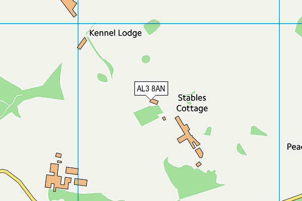AL3 8AN map - OS VectorMap District (Ordnance Survey)