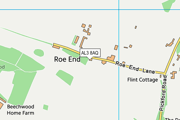 AL3 8AQ map - OS VectorMap District (Ordnance Survey) AL3 8AQ map - OS VectorMap District (Ordnance Survey)