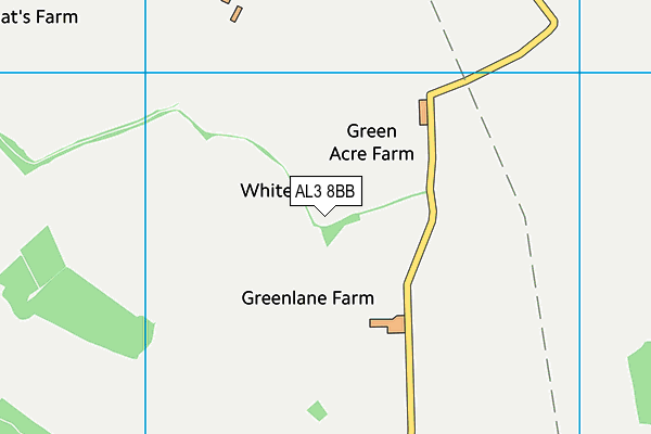 AL3 8BB map - OS VectorMap District (Ordnance Survey) AL3 8BB map - OS VectorMap District (Ordnance Survey)