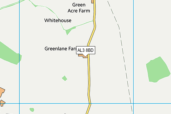 AL3 8BD map - OS VectorMap District (Ordnance Survey) AL3 8BD map - OS VectorMap District (Ordnance Survey)