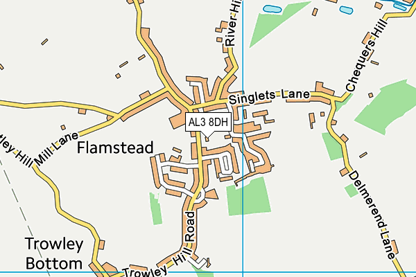AL3 8DH map - OS VectorMap District (Ordnance Survey) AL3 8DH map - OS VectorMap District (Ordnance Survey)