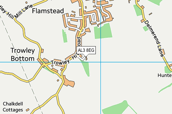 AL3 8EG map - OS VectorMap District (Ordnance Survey) AL3 8EG map - OS VectorMap District (Ordnance Survey)