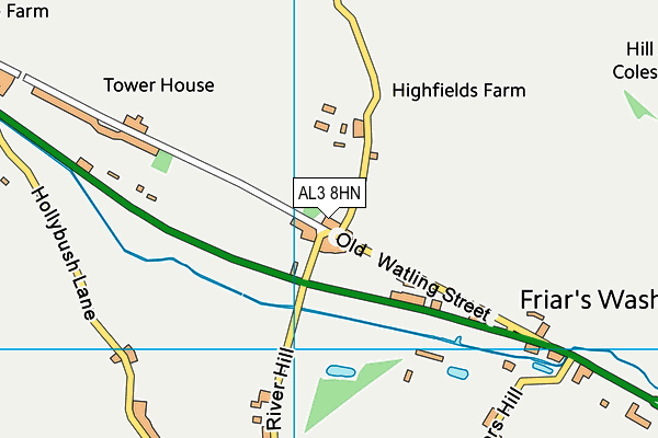 AL3 8HN map - OS VectorMap District (Ordnance Survey) AL3 8HN map - OS VectorMap District (Ordnance Survey)