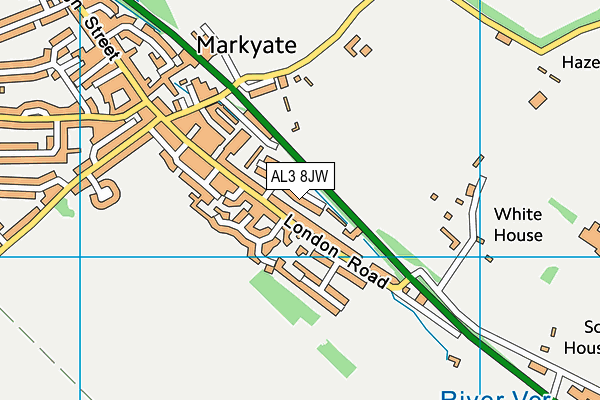 AL3 8JW map - OS VectorMap District (Ordnance Survey) AL3 8JW map - OS VectorMap District (Ordnance Survey)