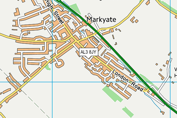 AL3 8JY map - OS VectorMap District (Ordnance Survey) AL3 8JY map - OS VectorMap District (Ordnance Survey)