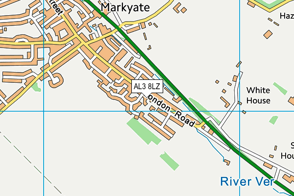 AL3 8LZ map - OS VectorMap District (Ordnance Survey) AL3 8LZ map - OS VectorMap District (Ordnance Survey)